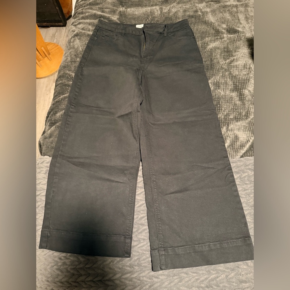 CJLA Black Wide-Leg Pants